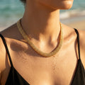 3D Sculptural Geometric Pendant Necklace - Semprie