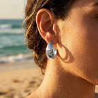 Alto Chunky Smooth Open C-Hoop Earrings - Semprie
