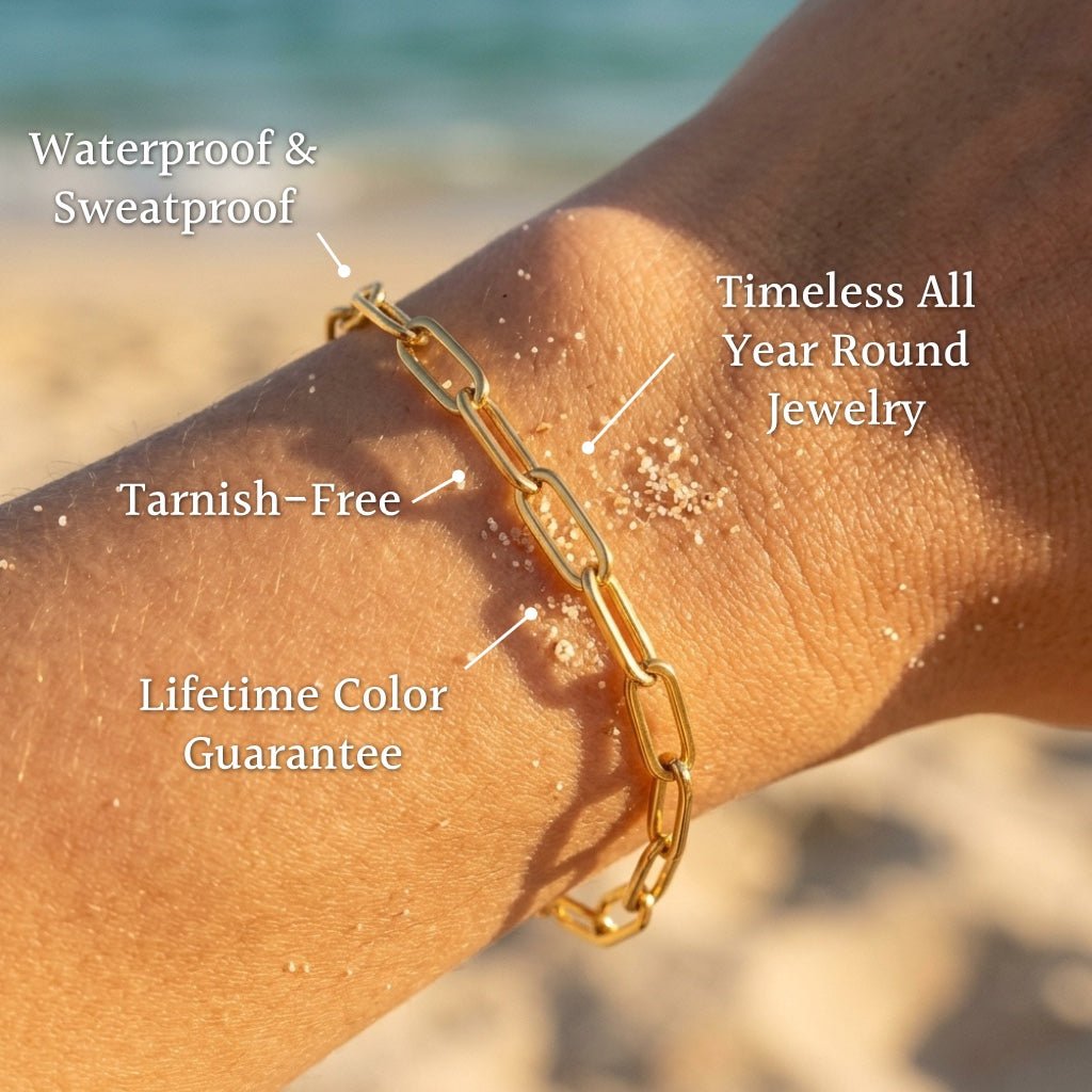 Alto Classic Flat Paperclip Bracelet - Semprie
