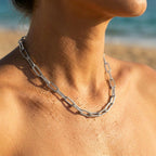 Alto Classic Long-Link Paperclip Necklace - Semprie