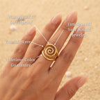 Alto Dual Open Oval Band Ring - Semprie
