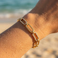Alto Elongated Heavy Paperclip Bracelet - Semprie
