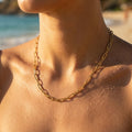 Alto Elongated Paperclip Chain Necklace - Semprie