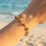 Alto Knotted Oval Paperclip Bracelet