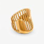 Alto Spiral Geometric Wire Ring - Semprie