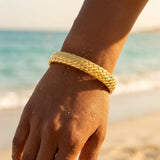 Brina C-Shape Tubular Cuff Bracelet