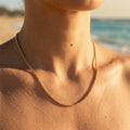 Chunky Squared Box Chain Necklace - Semprie