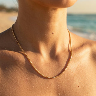 Chunky Squared Box Chain Necklace