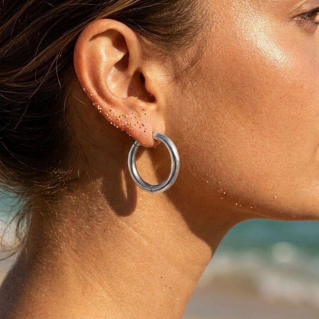 Classic Hinged Tubular Hoop Earrings - Semprie