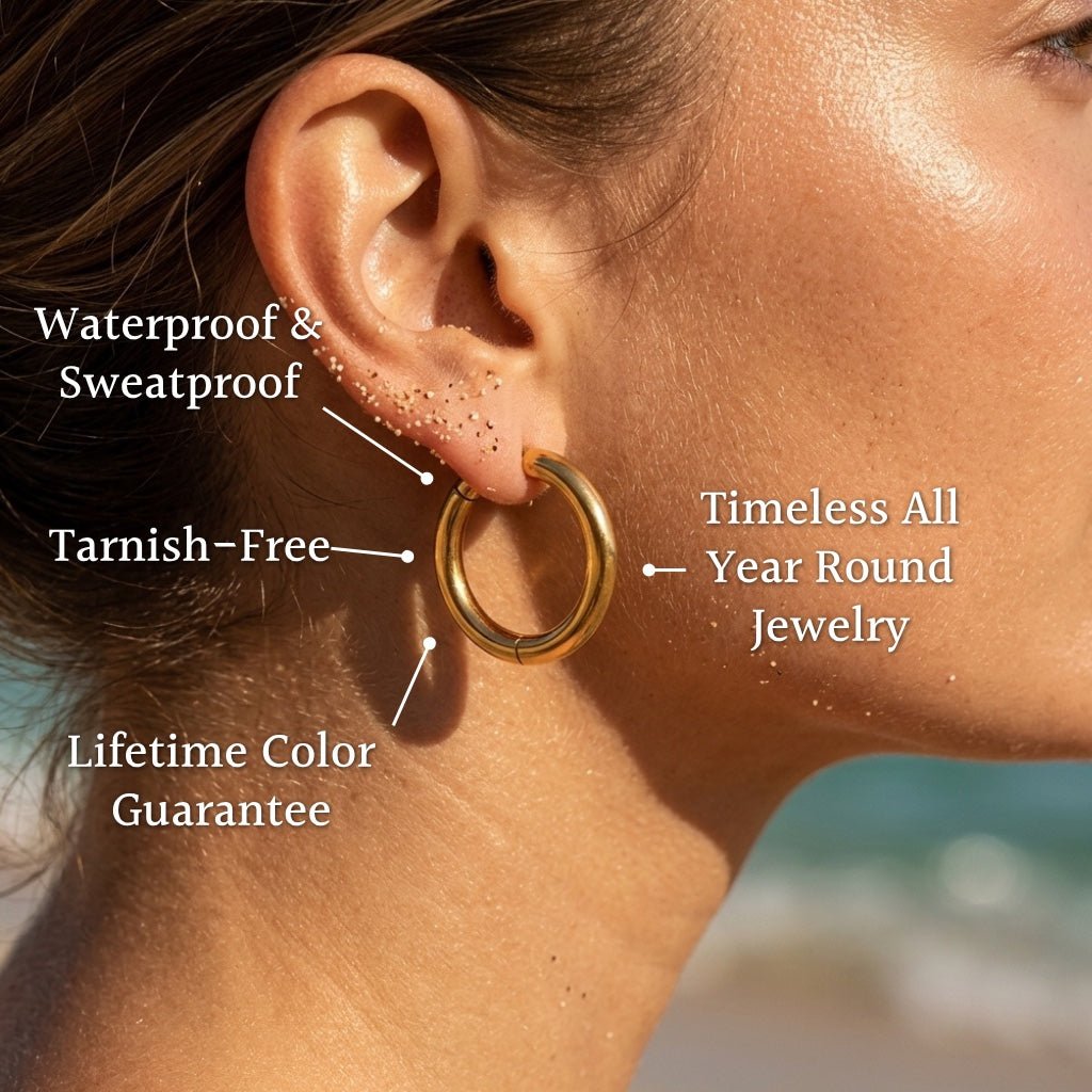 Classic Hinged Tubular Hoop Earrings - Semprie