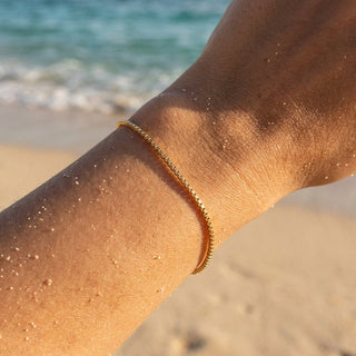 Classic Smooth Box Chain Bracelet