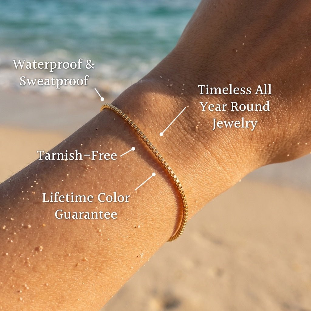 Classic Smooth Box Chain Bracelet - Semprie