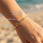 Corso Chevron Weave Flat Chain Bracelet - Semprie