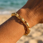 Dual Strand Satellite & Cable Chain Bracelet - Semprie