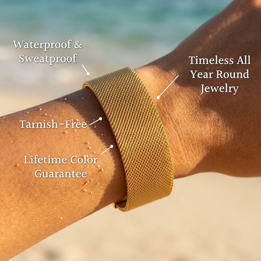 Fluid Woven Mesh Ribbon Bracelet - Semprie