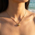 Heart Pendant Fluid Snake Chain Necklace - Semprie