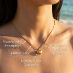 Heart Pendant Fluid Snake Chain Necklace - Semprie