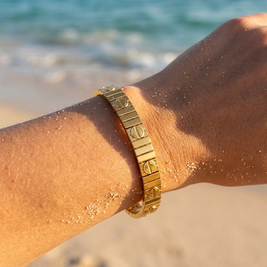 Industrial Screw Motif Expansion Link Bracelet - Semprie