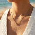 Interlocking Double Ring Pendant Necklace - Semprie