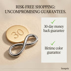 Interlocking Double Ring Pendant Necklace - Semprie