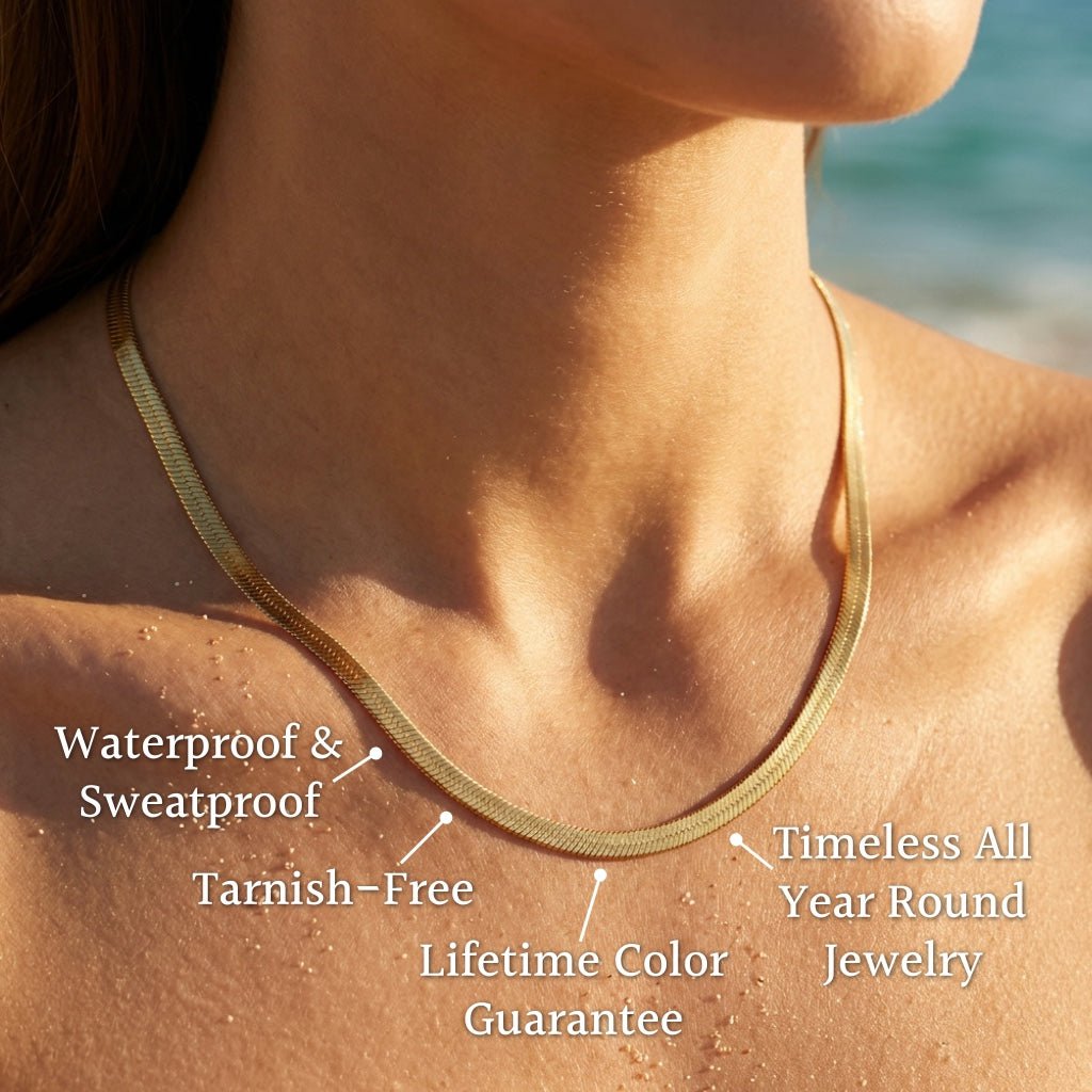 Lido Fluid Blade Chain Necklace - Semprie