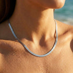 Lido Fluid Blade Chain Necklace - Semprie
