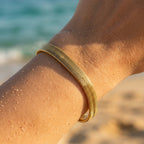 Lido Ribbed Ribbon Herringbone Bracelet - Semprie
