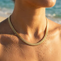 Lido Vintage Textured Herringbone Necklace - Semprie