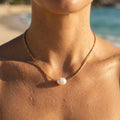 Luma Baroque Pearl Paperclip Necklace - Semprie
