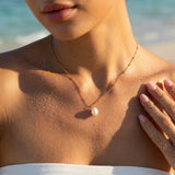 Luma Beaded Satellite Pearl Necklace