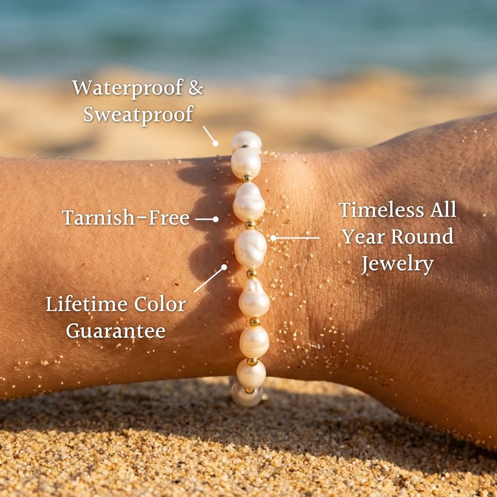 Luma Continuous Freshwater Pearl Bracelet - Semprie