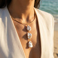 Luma Floating Keshi Pearl Necklace - Semprie