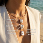 Luma Floating Keshi Pearl Necklace - Semprie