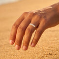 Luma Floating Rice Pearl Stacking Ring - Semprie