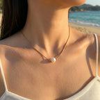 Luma Focal Freshwater Pearl Snake Necklace - Semprie