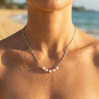Luma Quad Freshwater Pearl Necklace - Semprie