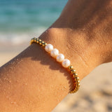 Luma Solitary Baroque Pearl Chain Bracelet