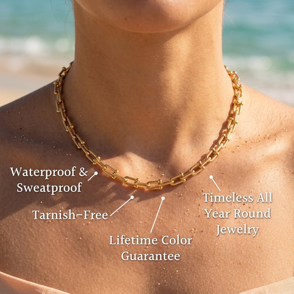Mira Hardware Link Chain Necklace - Semprie