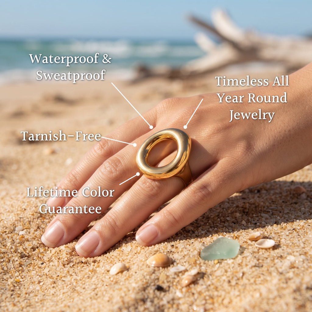Mira Polished Torus Dome Ring - Semprie