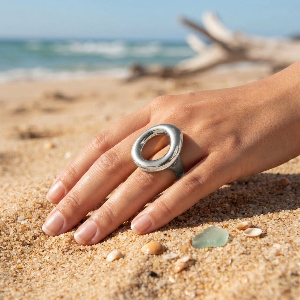 Mira Polished Torus Dome Ring - Semprie