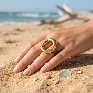 Mira Polished Torus Dome Ring