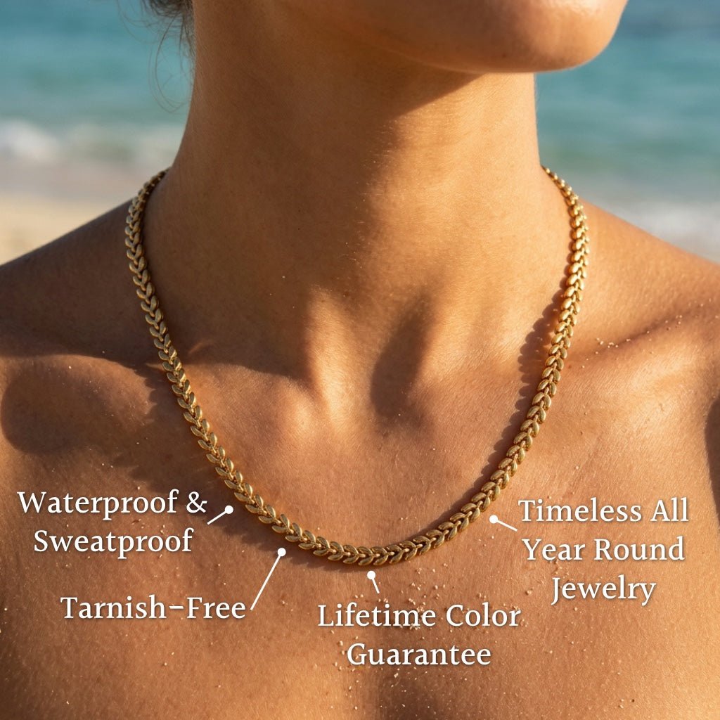 Molo Spiga Wheat Chain Necklace - Semprie