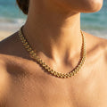 Molo Textured Wheat Link Necklace - Semprie