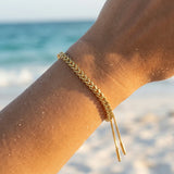 Molo Woven Wheat Bolo Bracelet