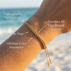 Molo Woven Wheat Bolo Bracelet - Semprie