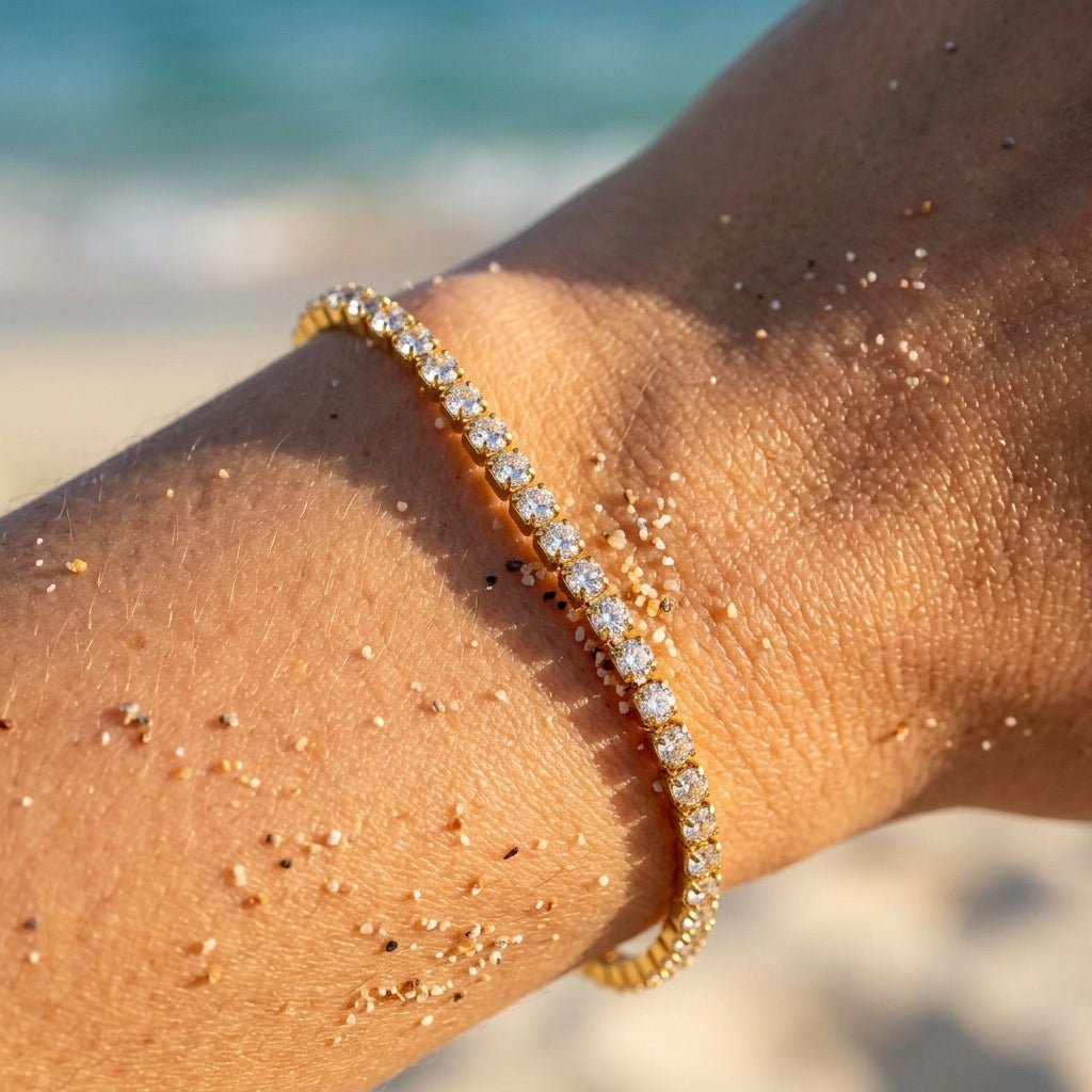 Ora Bezel-Set Round CZ Tennis Bracelet - Semprie