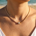 Ora Brilliant CZ Line Collar Necklace - Semprie