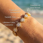 Ora Dainty Round CZ Tennis Bracelet - Semprie