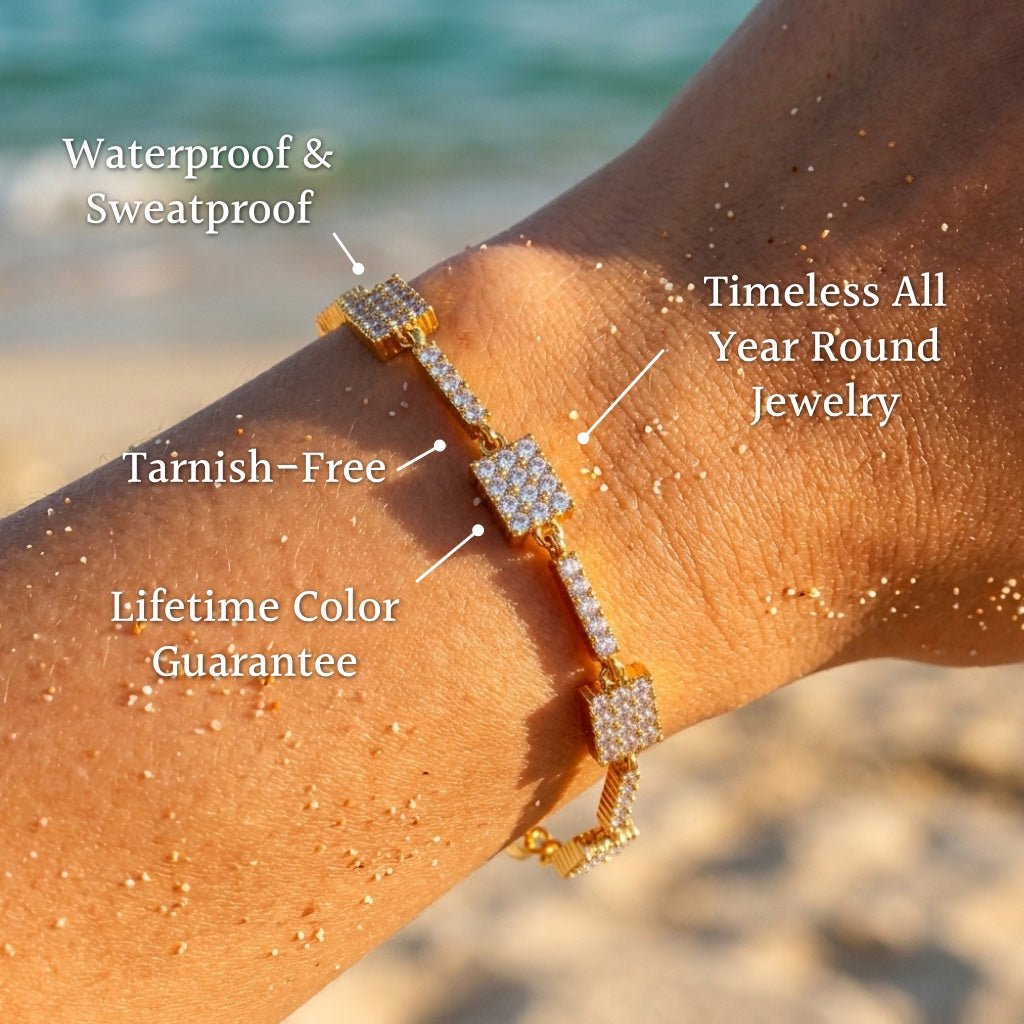 Ora Emerald-Cut Solitaire Tennis Bracelet - Semprie