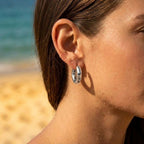 Polished Chunky Huggie Hoop Earrings - Semprie